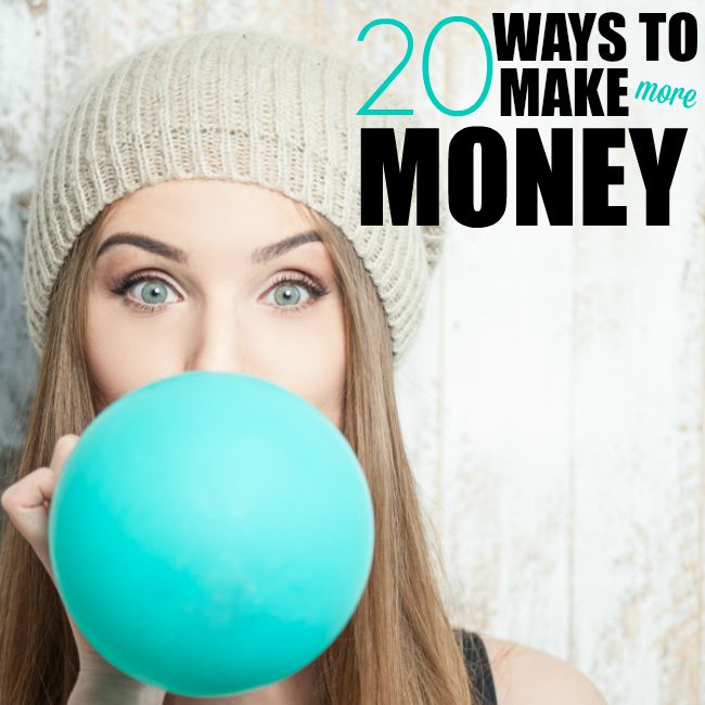 Here are 20 legitimate ways to make more money. I have personally done a bunch of these jobs and can tell you that you can actually make money from home with these ideas.