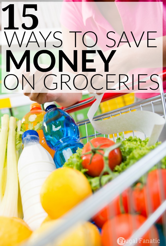  Read these 15 ways to save money on groceries to help lower your food budget. You may not realize how easy it actually is to save money on food every time you go shopping. Click to find out some of the best tips on saving money on food you are already buying!