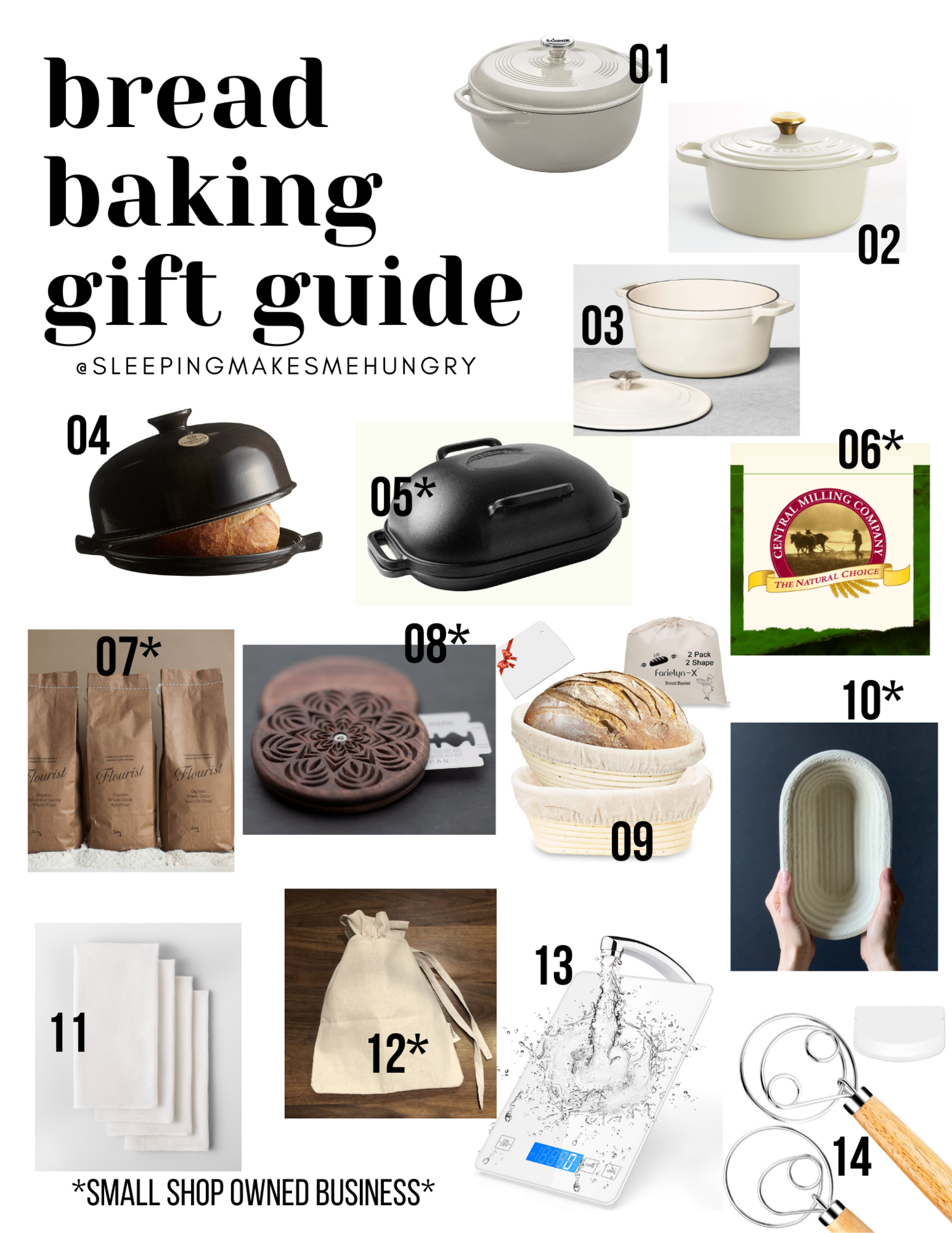 Bread Baking Gift Guide — sleepingmakesmehungry