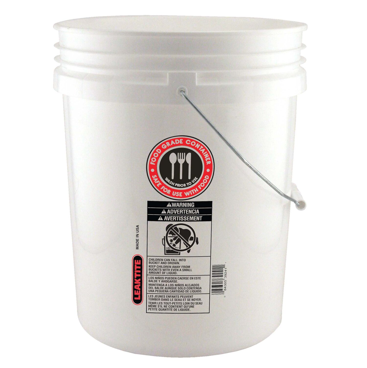 5 Litre Food Grade Plastic Bucket With Lid - Bathtub - 800x800 PNG Download  - PNGkit