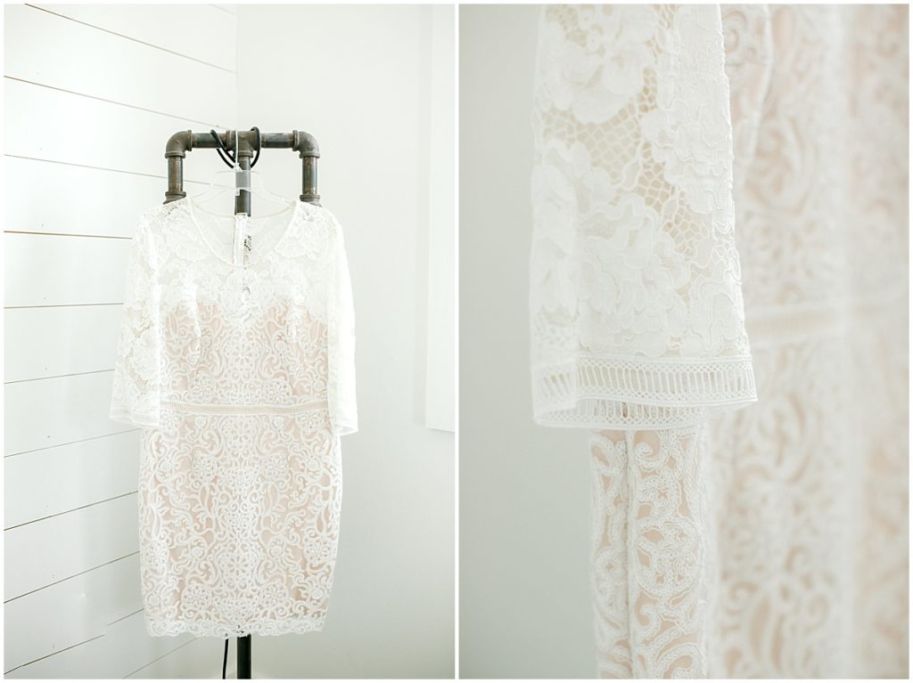 Private Estate Wedding in Sonoma County wedding dress details