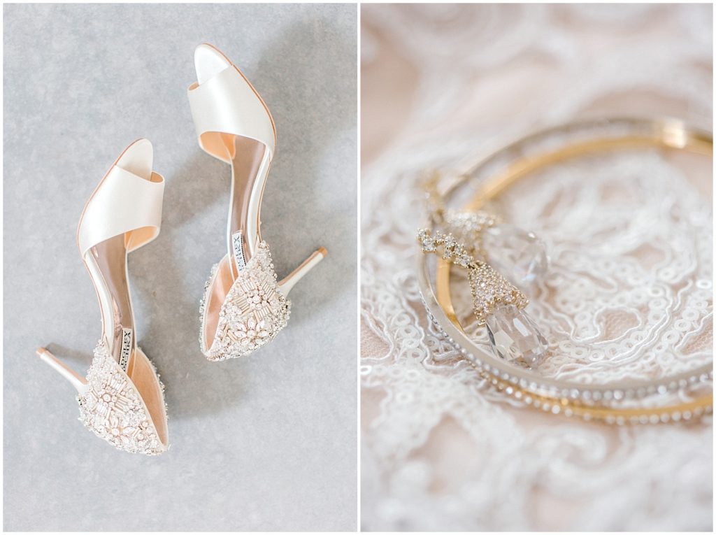 Private Estate Wedding in Sonoma County shoes and jewelry details