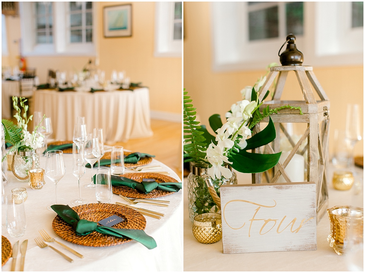 Gorgeous wedding at Presidio Yacht Club more tropical reception details