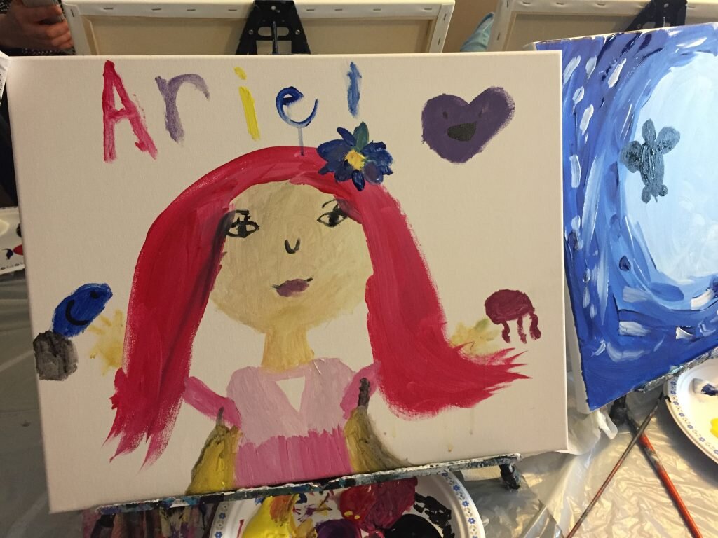 Painting parties with a YYC Princess in Calgary