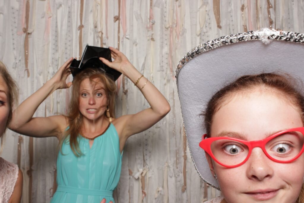 bloopers from a calgary wedding photo booth