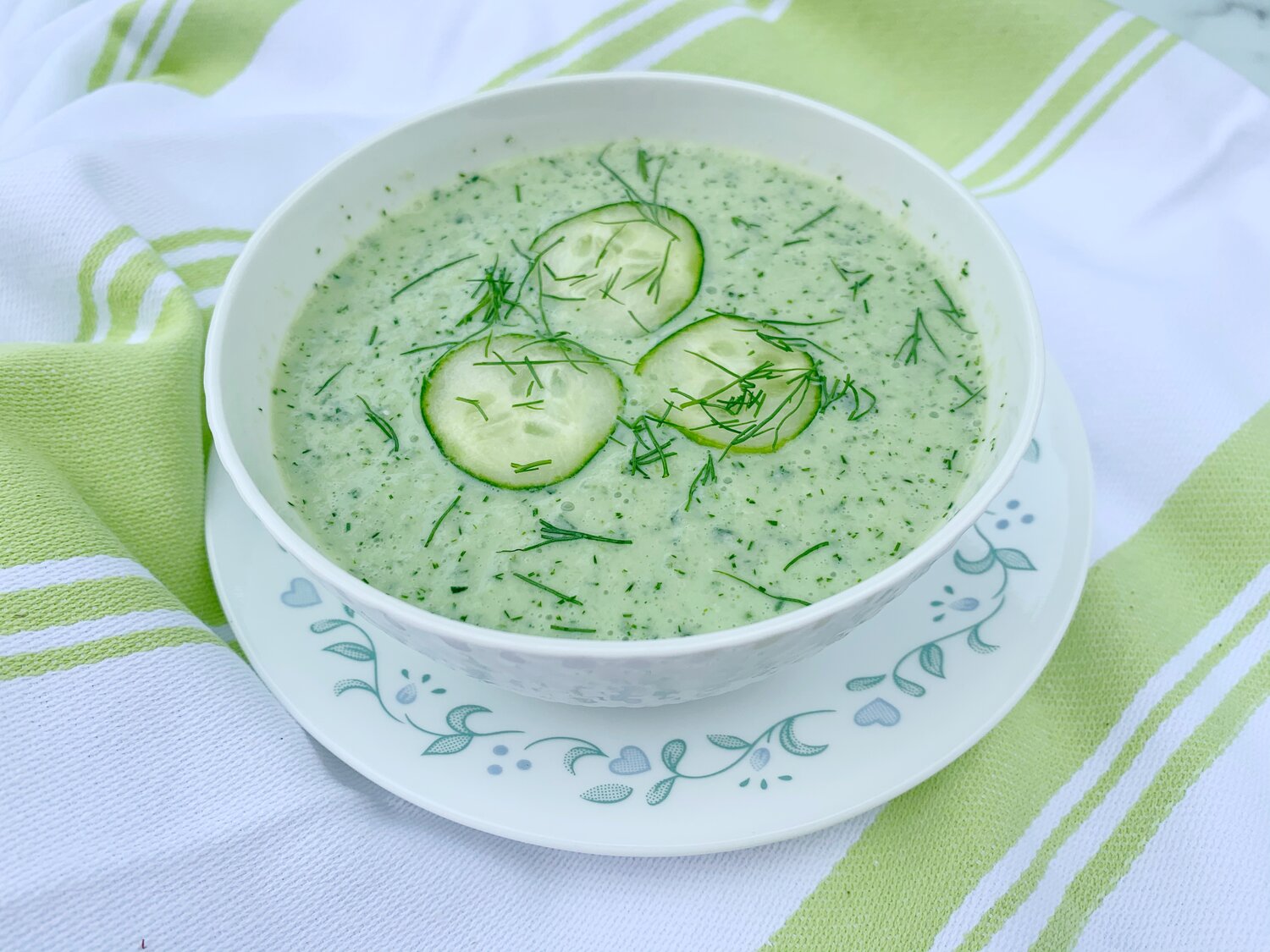 Cucumber Yogurt Soup — Malina Malkani