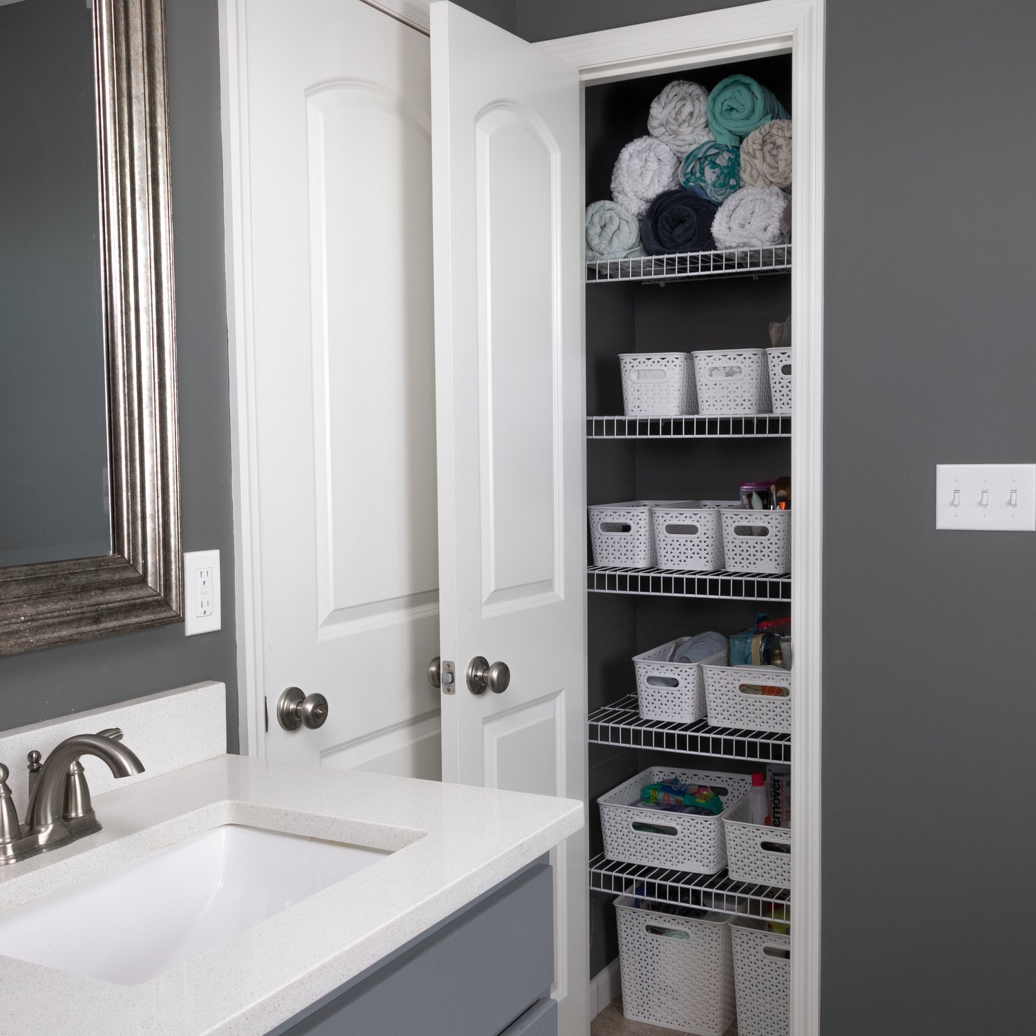 How to Organize a Bathroom Closet · Chatfield Court