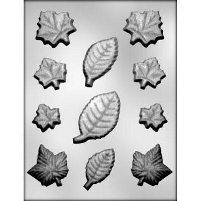 90-13064 Leaves Mold Chocolate & Soap Mold 