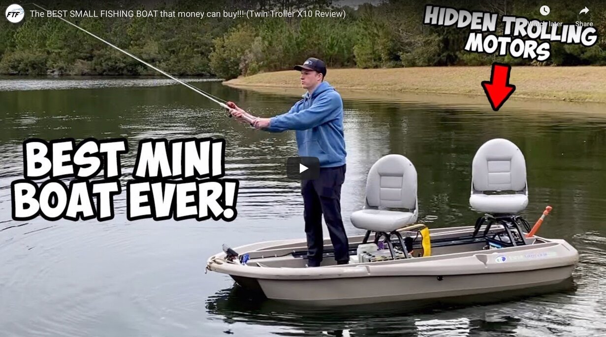 The BEST SMALL FISHING BOAT that money can buy!!! (Twin Troller X10 Review)  — Small Water Sportsman