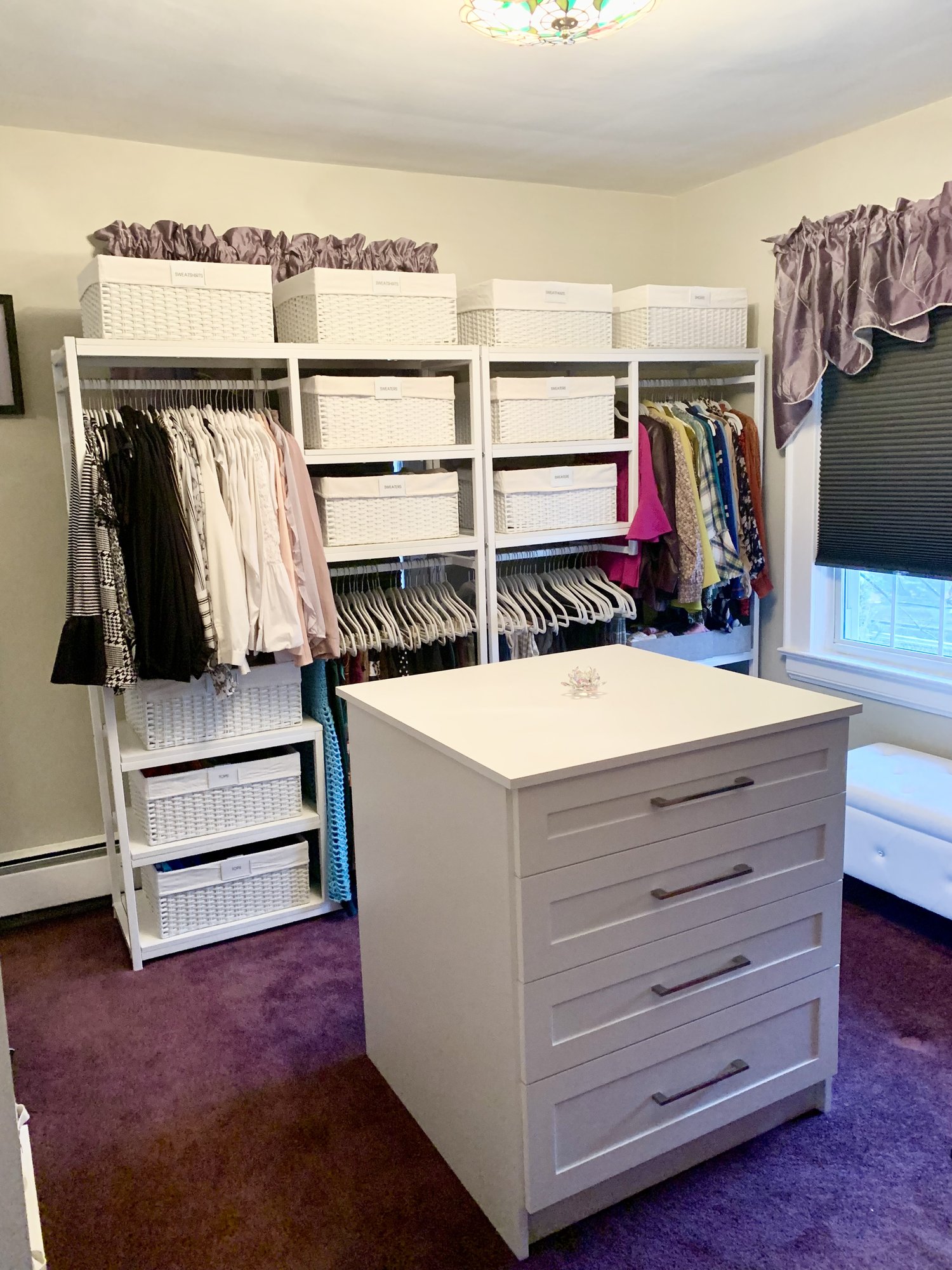 These closet organizers clear clutter and maximize my space