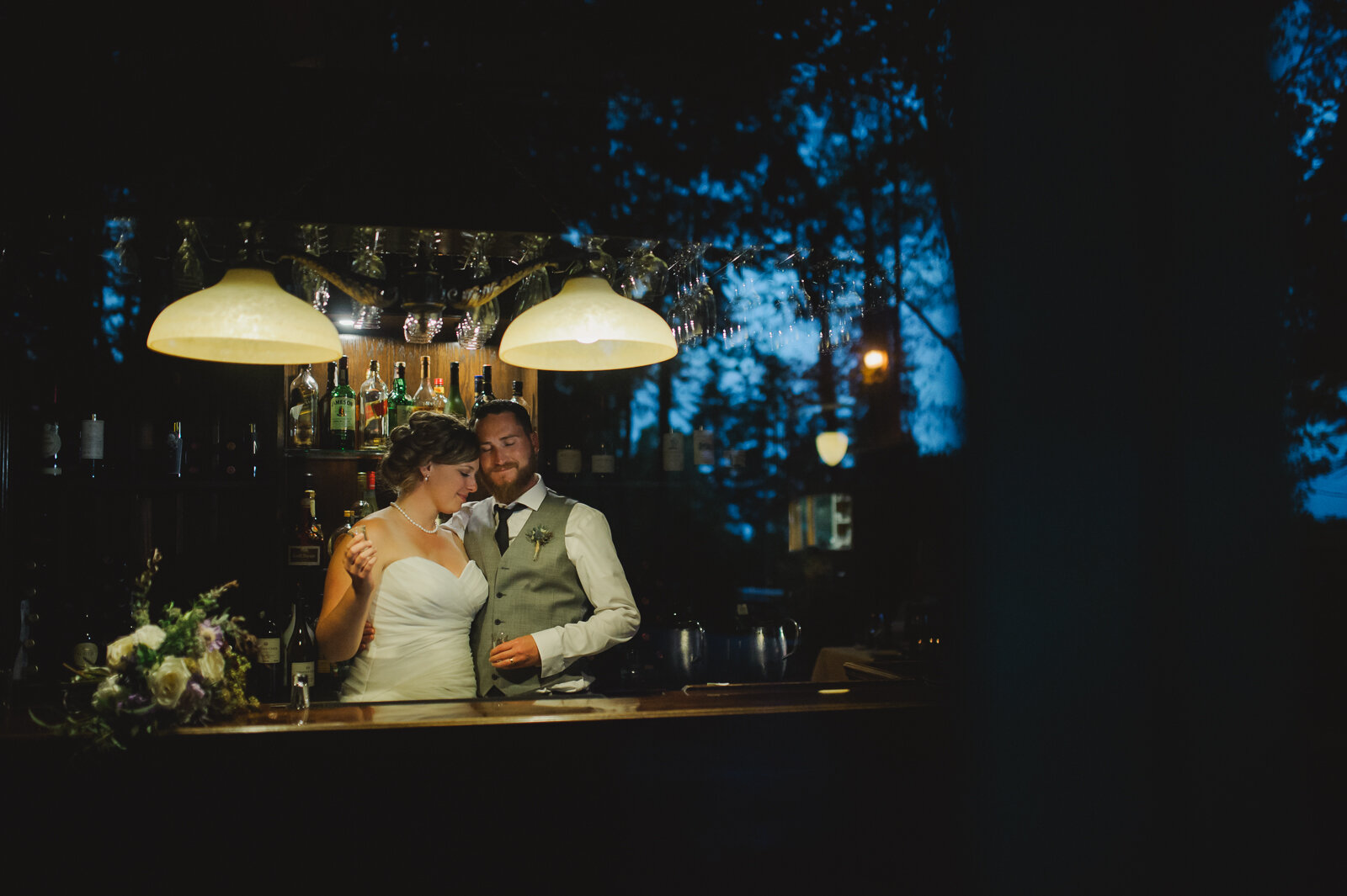 bride-groom-bar-window-reflection-campbell-river