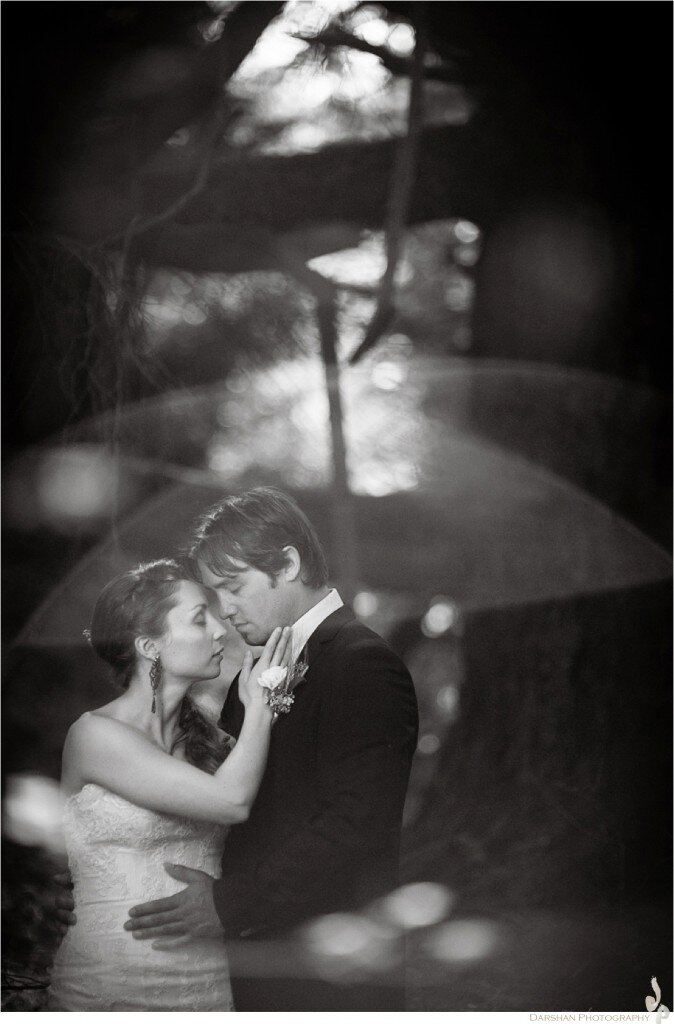 bride and groom romantic portrait photograph
