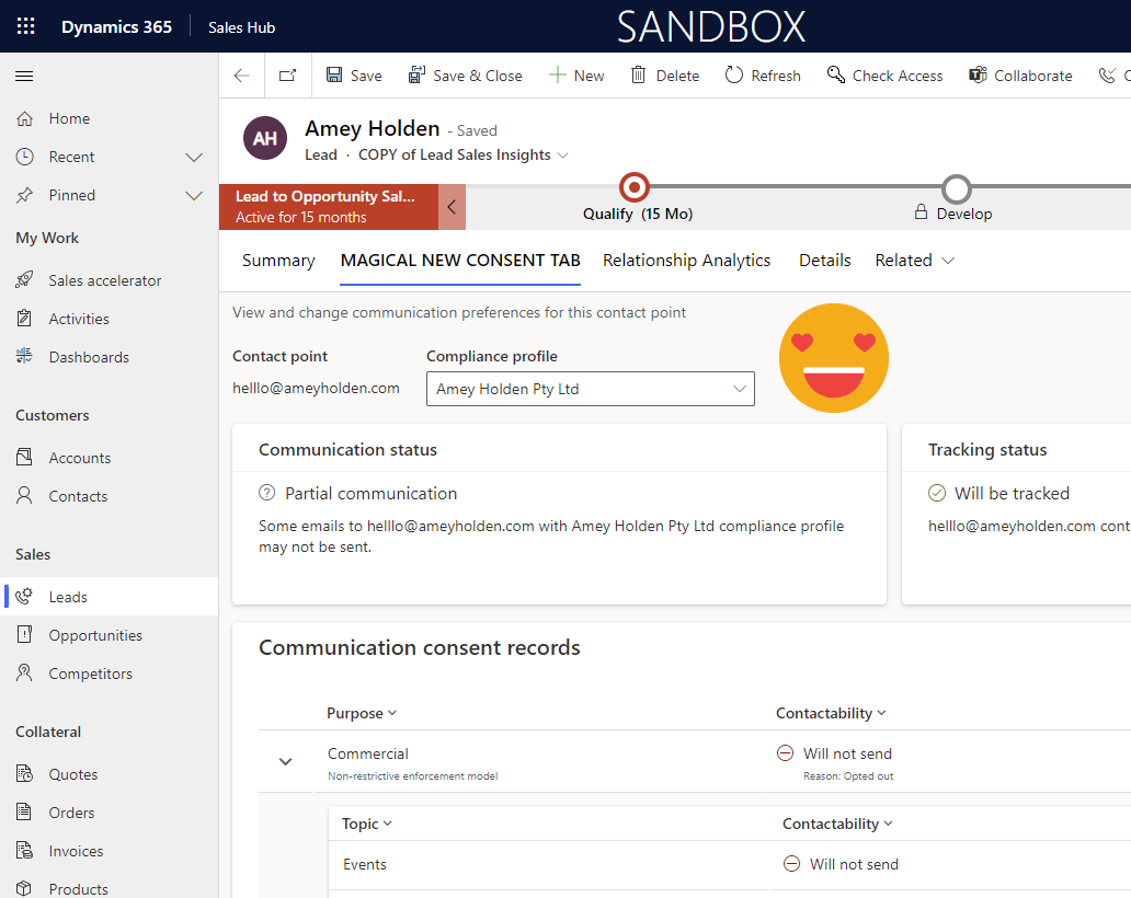 Add the Communication Preferences tab for Customer Insights - Journeys to Lead Forms