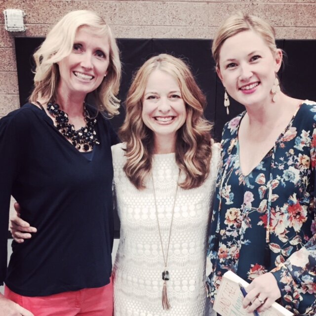 Me and my girlfriend met author Rachel Stafford (center) at a spring tea a couple of weeks ago.