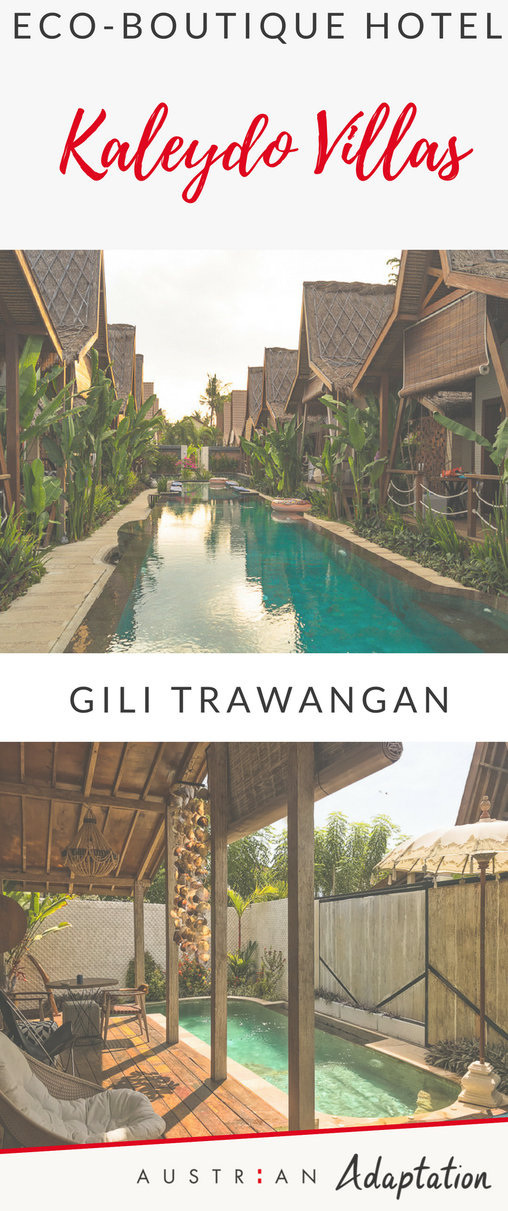 Our review of the boutique eco-resort on Gili Trawangan, the perfect honeymoon stay that's also great for families!