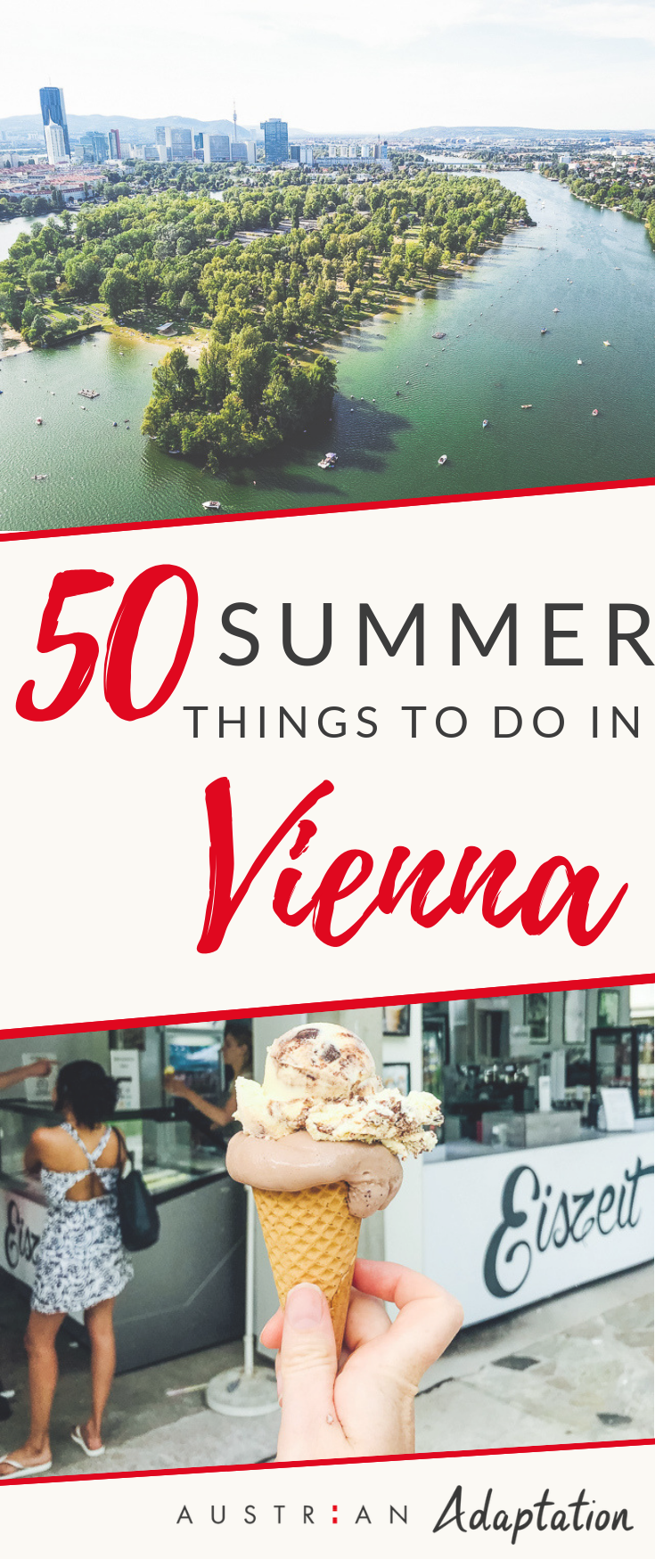 Pinterest pin of things to do in Vienna