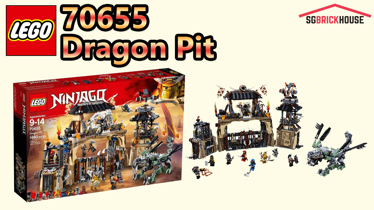 lego ninjago dragon pit