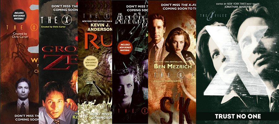 BookSet-118 FREE S&H X-Files Confidential TV Series Paperback Book Set of 3 