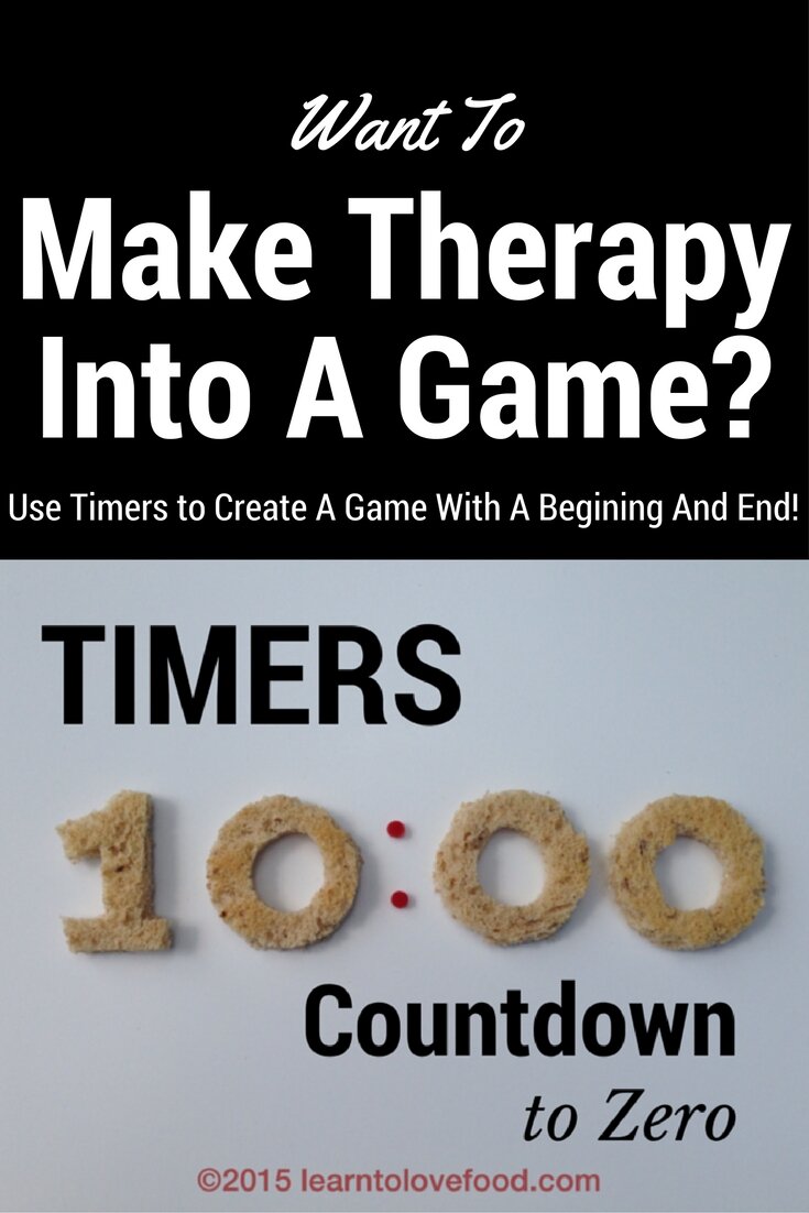 make therapy into a game with timers