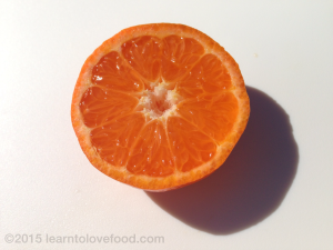tangerine half