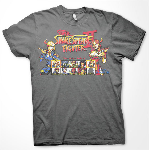 Super Shakespeare Fighter Shirt!