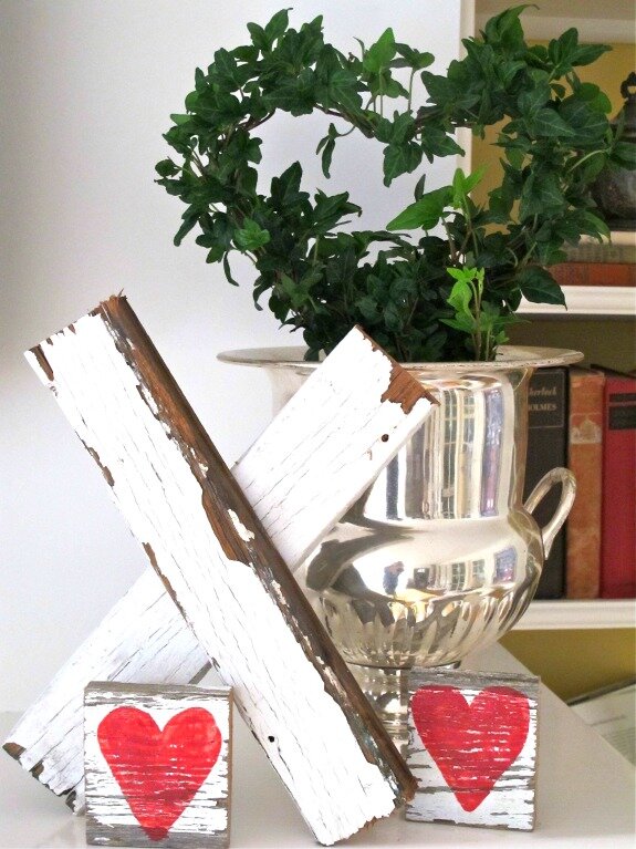Wooden kiss repurpose http://mysoulfulhome.com
