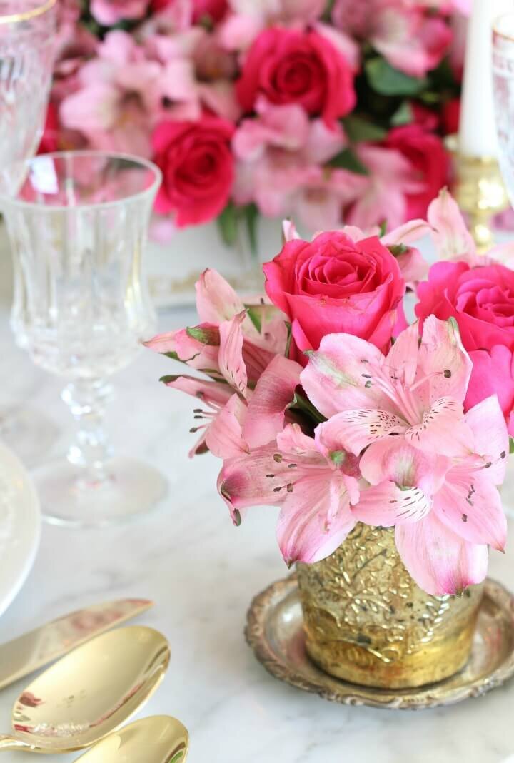 Valentine place setting table http://mysoulfulhome.com