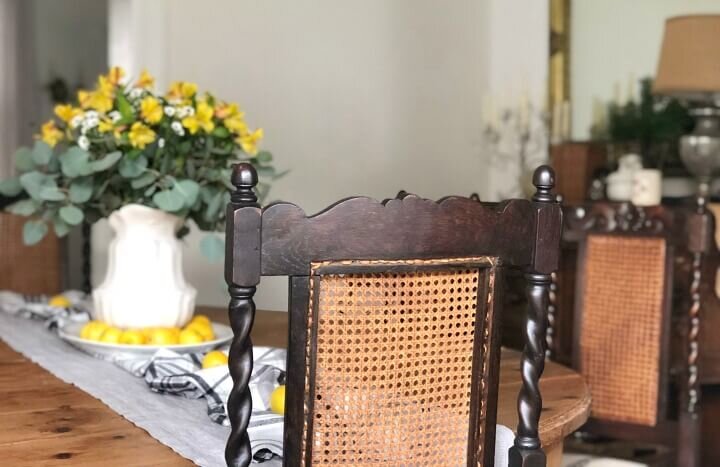 Dining room chair vintage http://mysoulfulhome.com