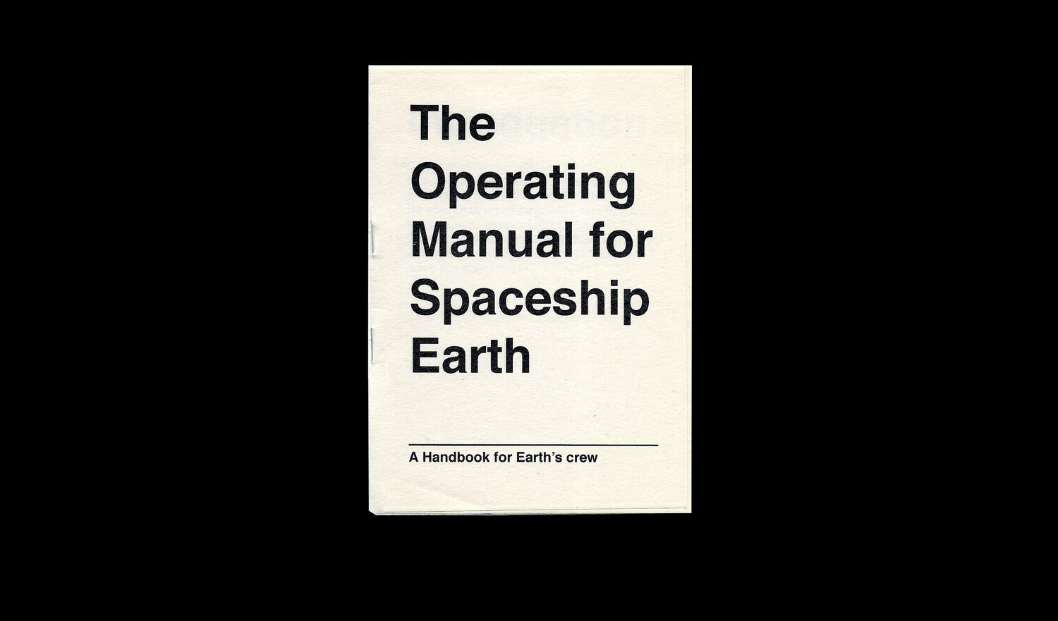 THE OPERATING MANUAL FOR SPACESHIP EARTH — FOTODEMIC