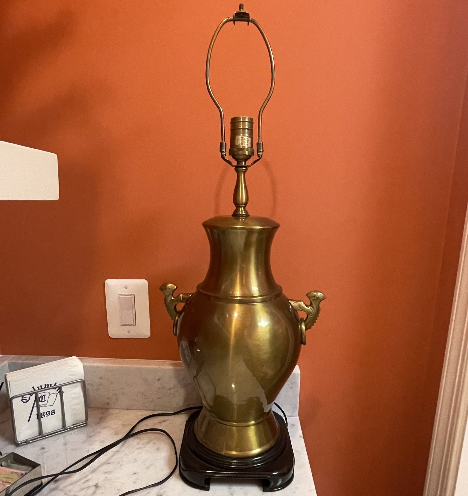 Vintage Wildwood Brass Lamp — GoneGirl