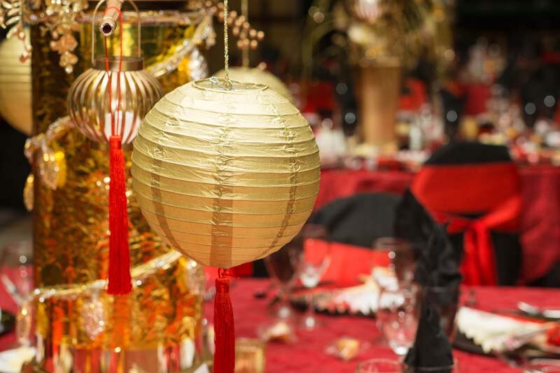 Chinese Lanterns at Milk Lover's Ball