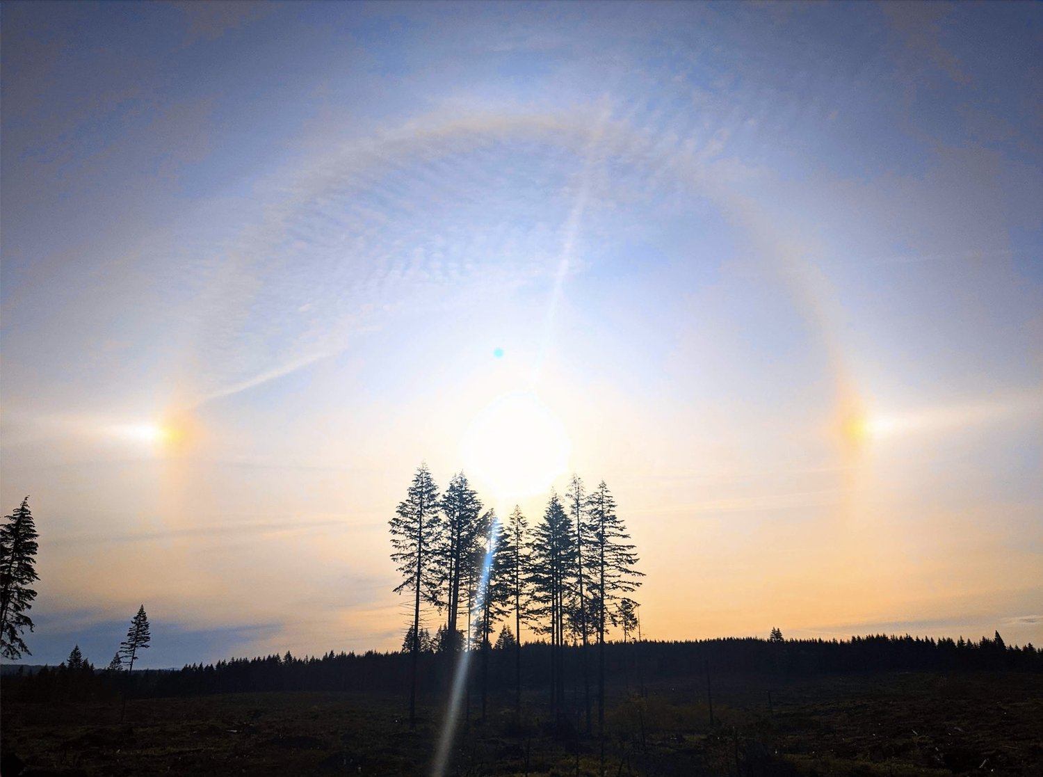 Rare solar halo seen in the skies above the Columbia River Gorge today —  Columbia Community Connection News Mid-Columbia Region