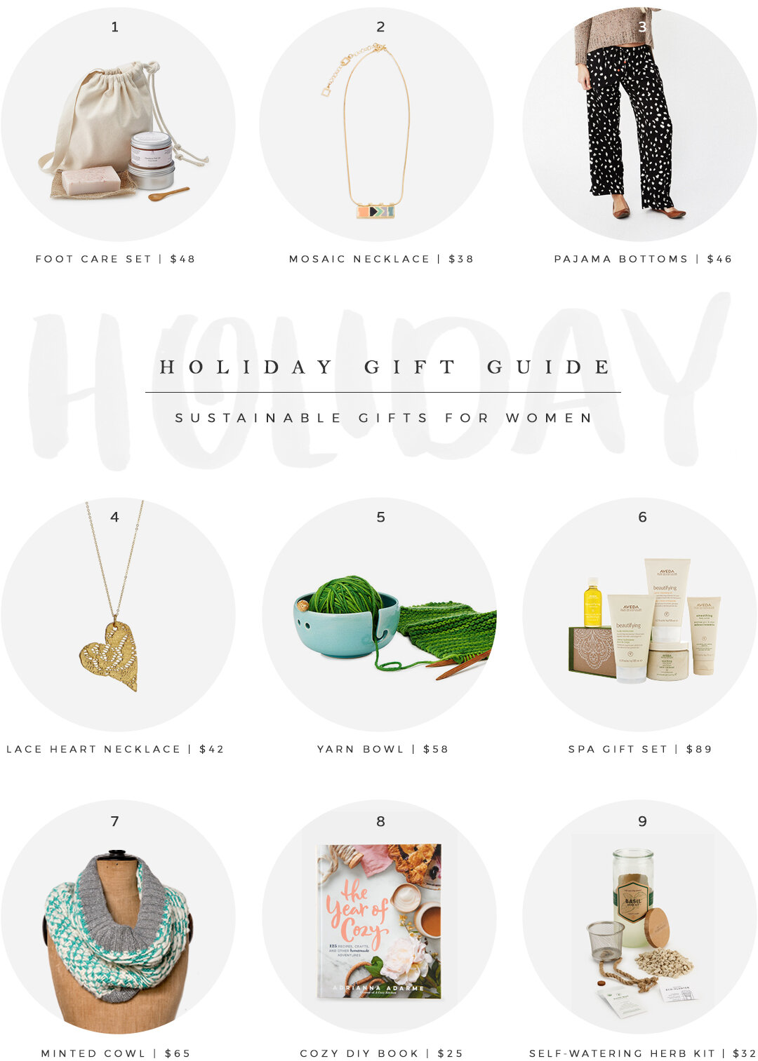 Sustainable Holiday Gift Guide For Women