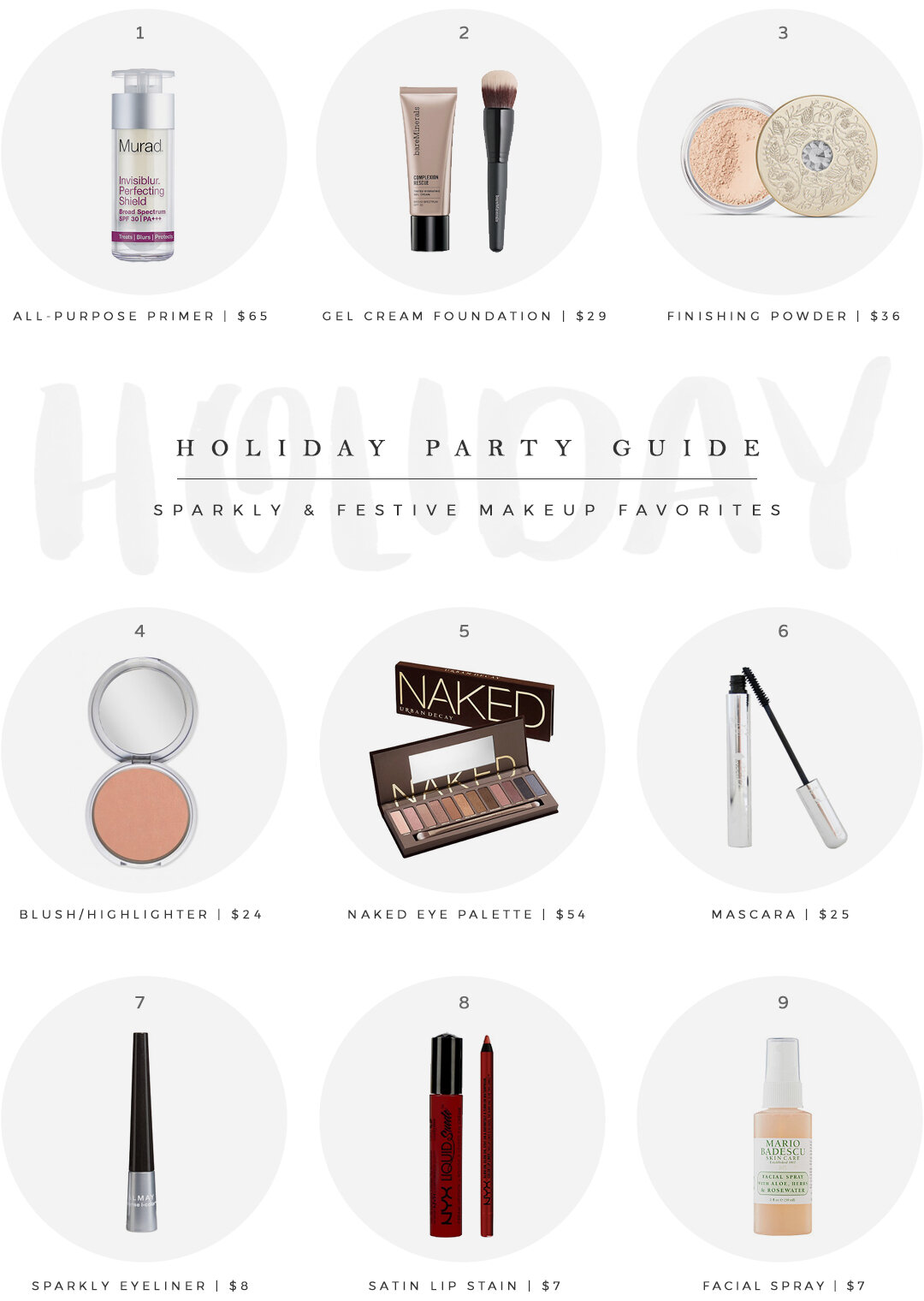 holiday party makeup guide