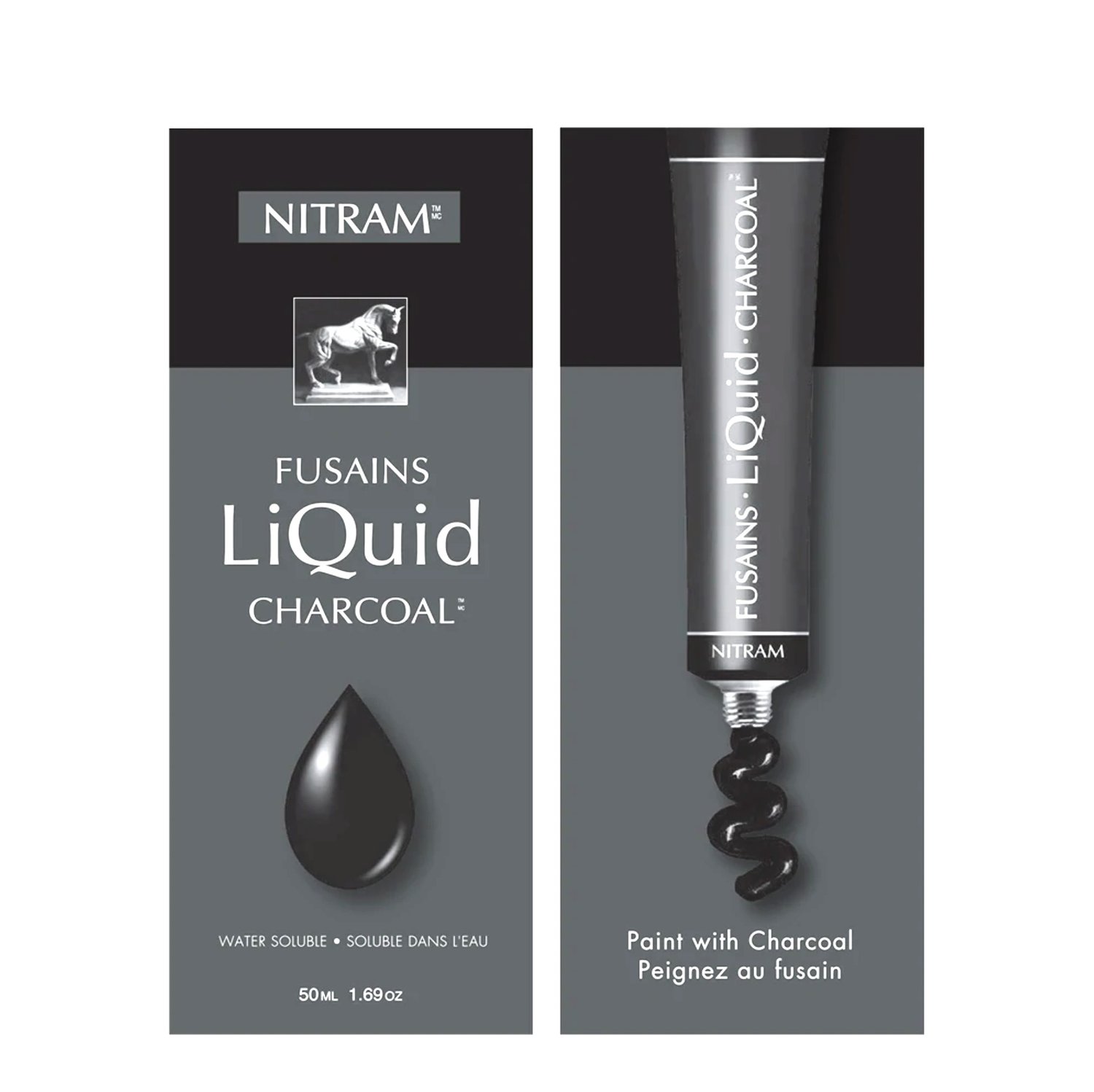 Nitram Liquid Charcoal 50ml — Soho Art Materials