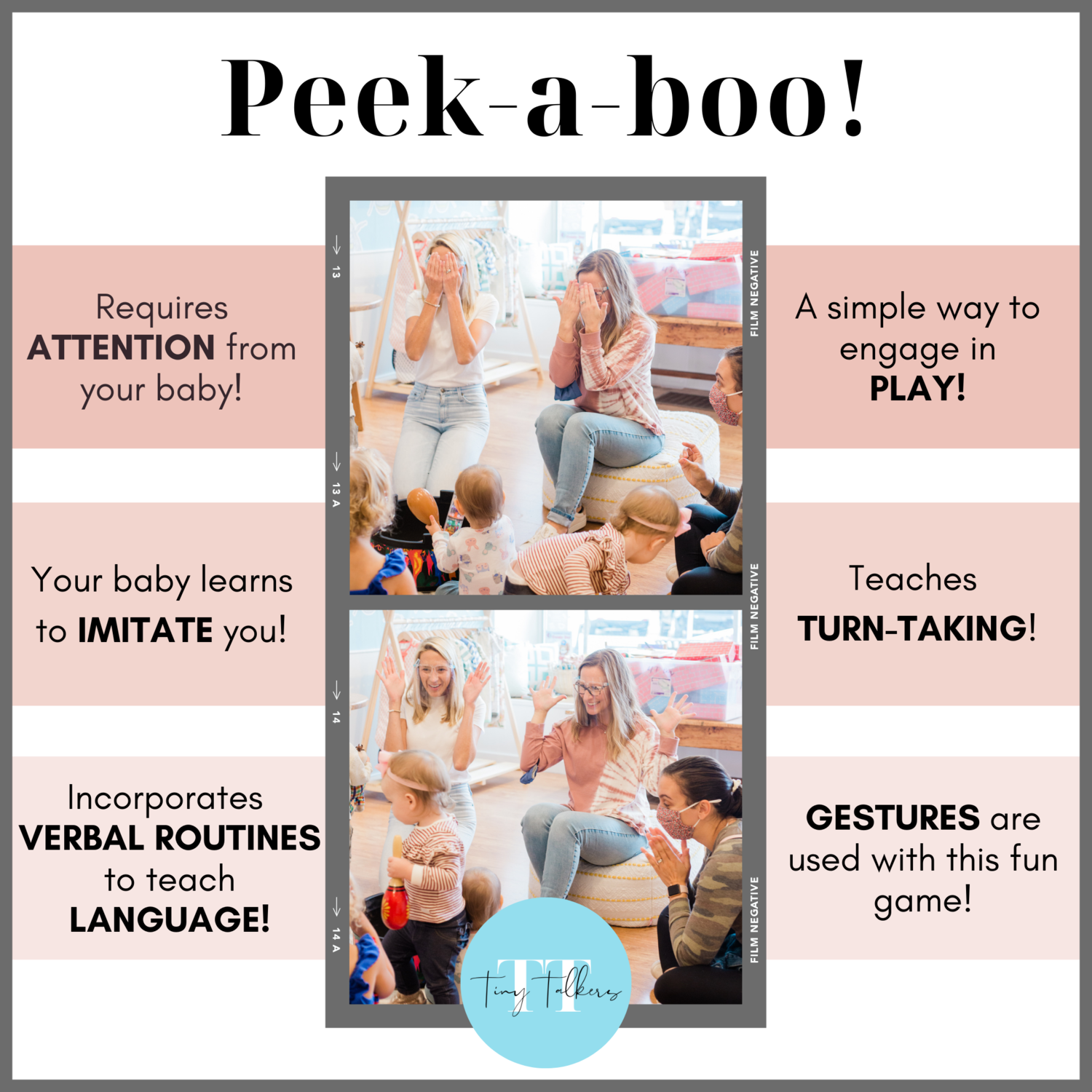 Peek-a-boo! The perfect pre-language game! — Tiny Talkers