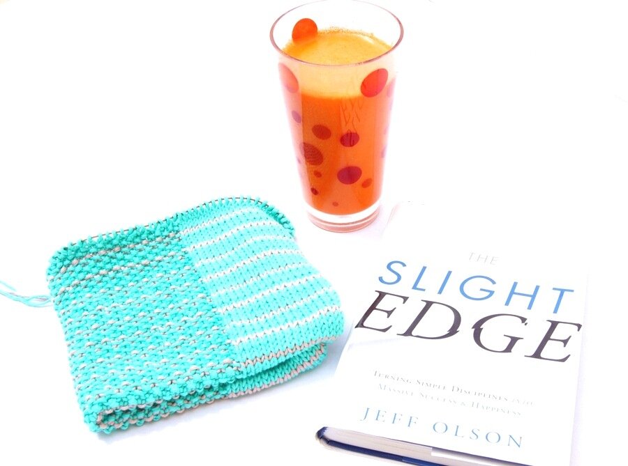 Knitting. Reading. Clean eating.