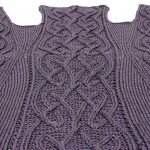 Knitting cable cardigan