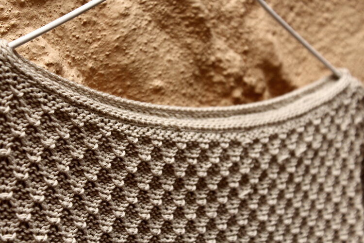Textured Sand Sweater. FO Details. — for the love of knitwear