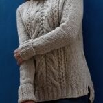 Ivy Textured Cable Sweater Knitting Pattern