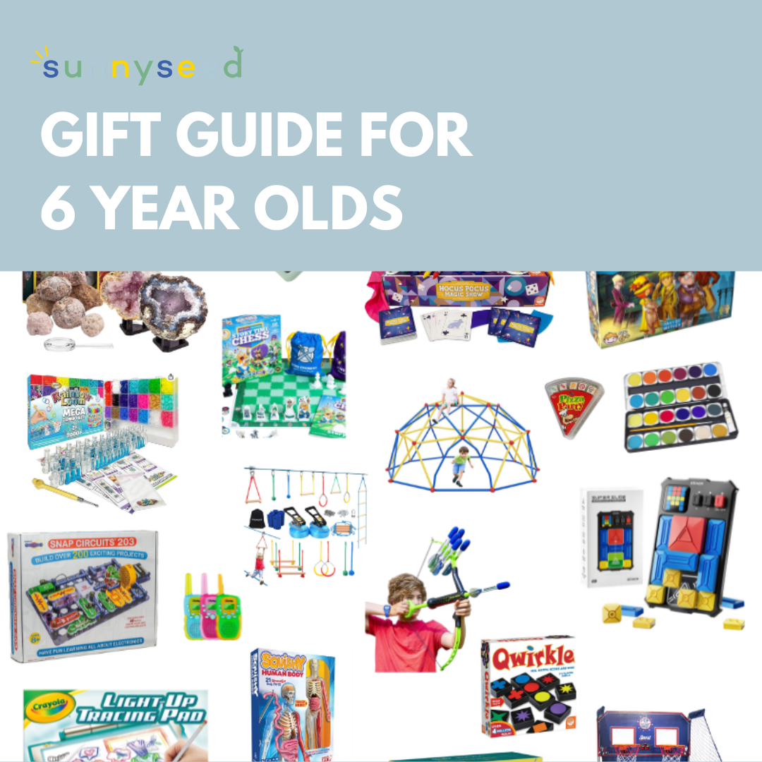 GIFT GUIDE FOR 6 YEAR OLD — Sunnyseed