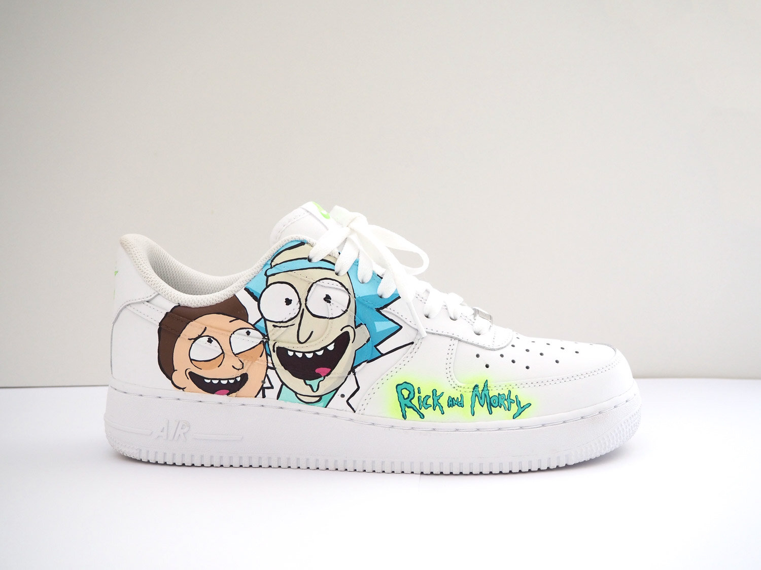 rick and morty nike air force 1