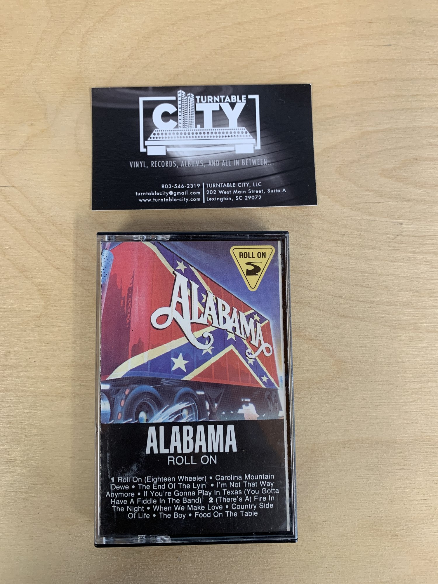 Alabama Roll on eighteen Wheeler Cassette Tape RCA 1985 -  Ireland