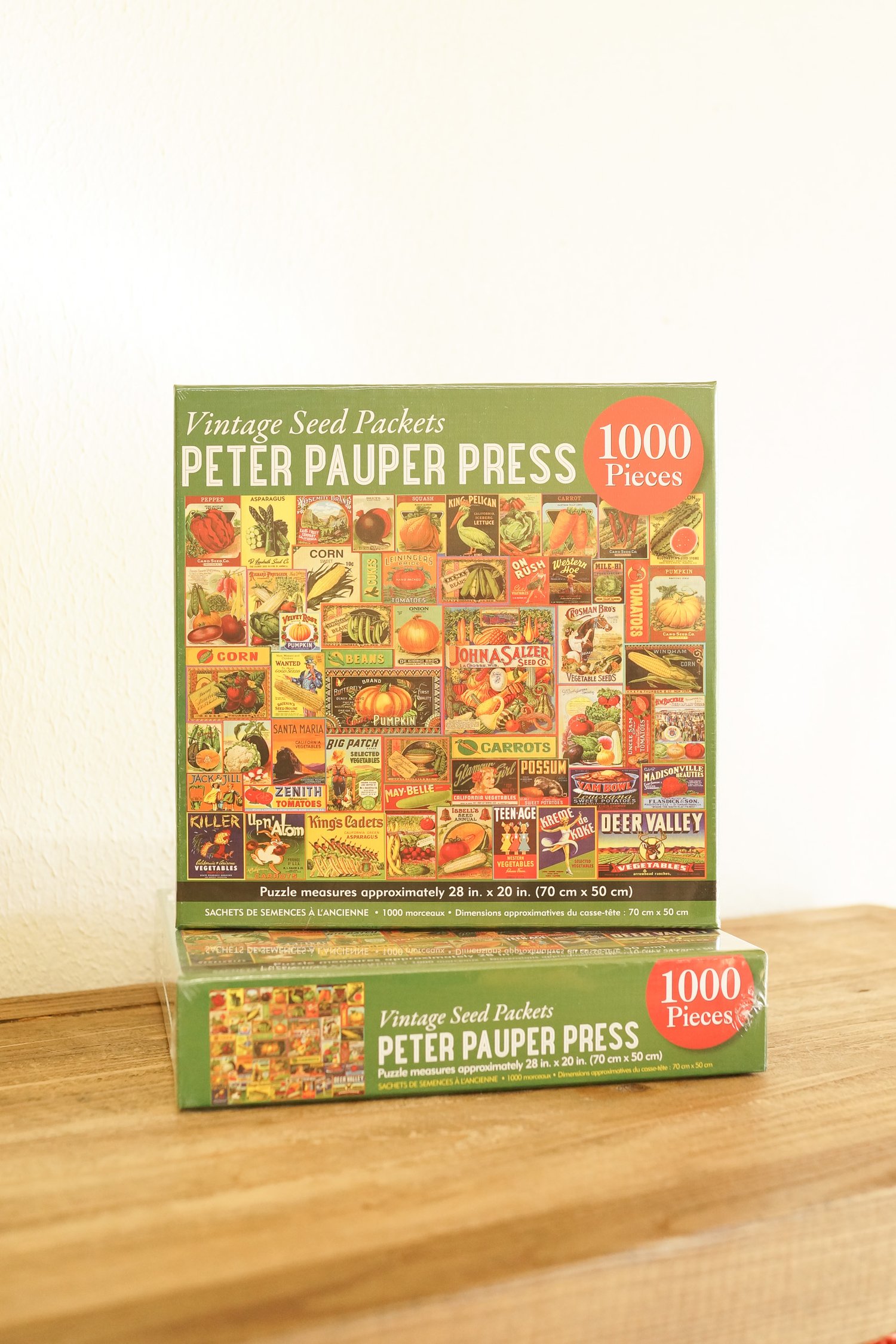 per ongeluk Tanzania Meditatief Puzzle Vintage Seed Packets 1000 Piece Peter Pauper Press ISBN:  9781441336873 — Ingalls Homestead