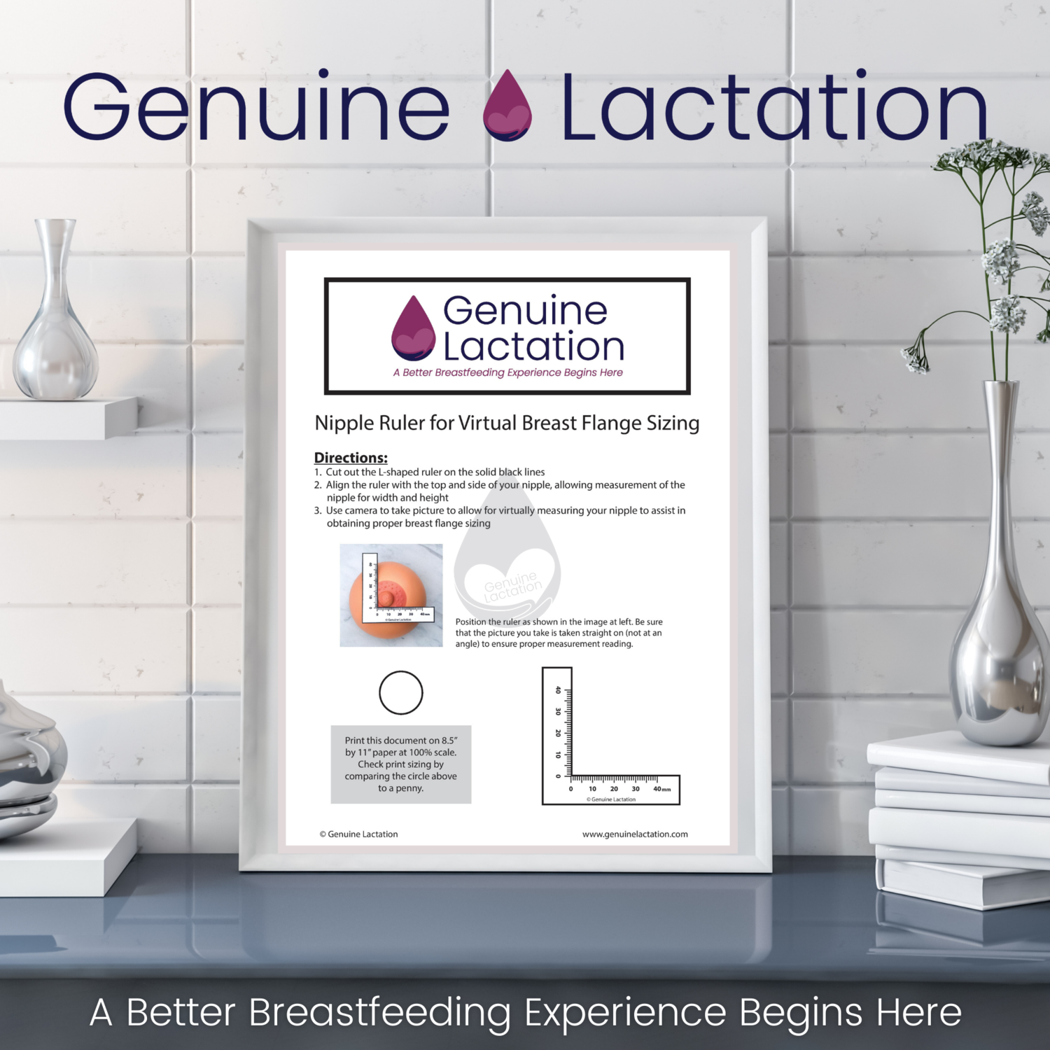 L-Shaped Nipple Ruler™ and Wearable Breast Pump Ruler™ (Free Download) —  Genuine Lactation
