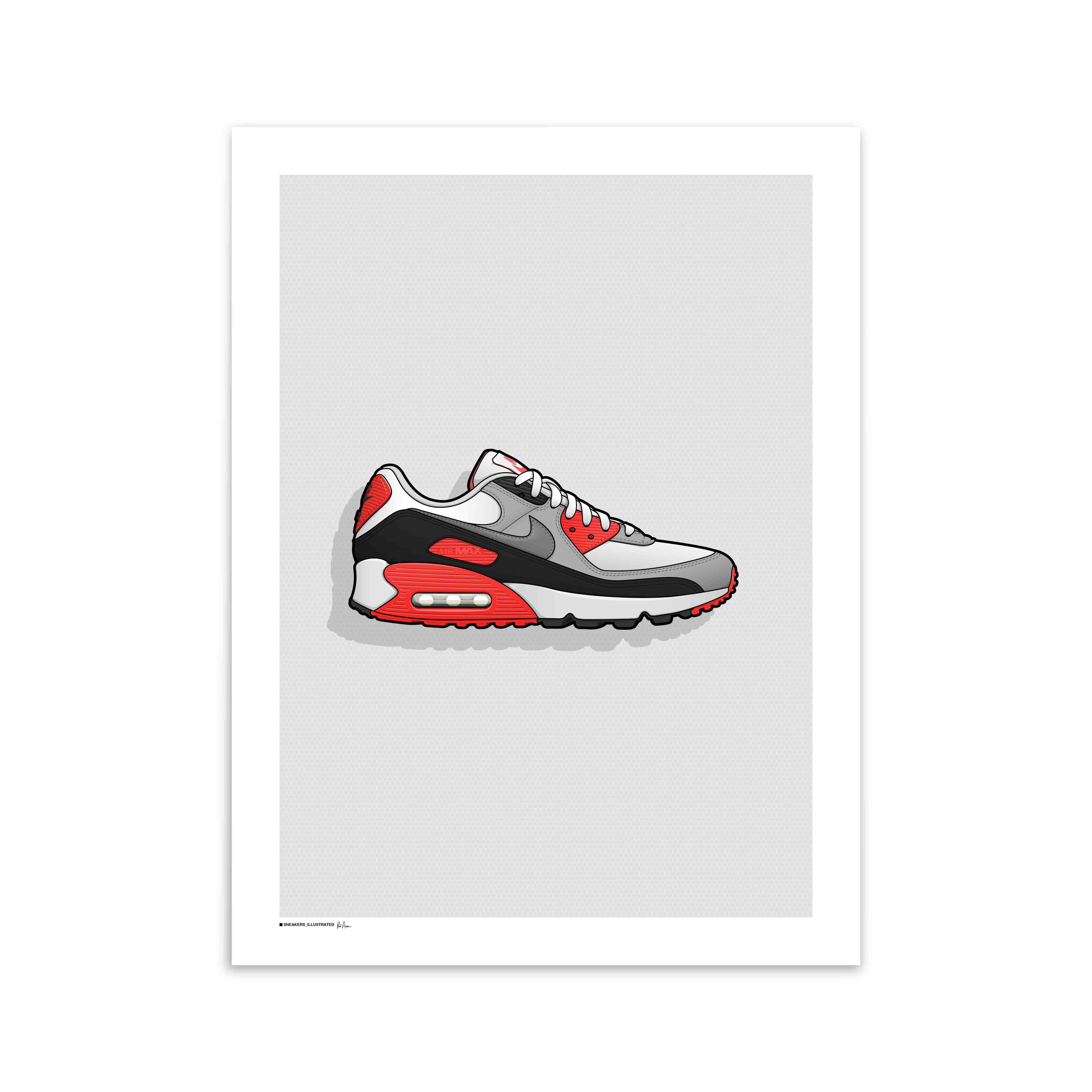 Nike Air Max 90 'Infrared' Poster 