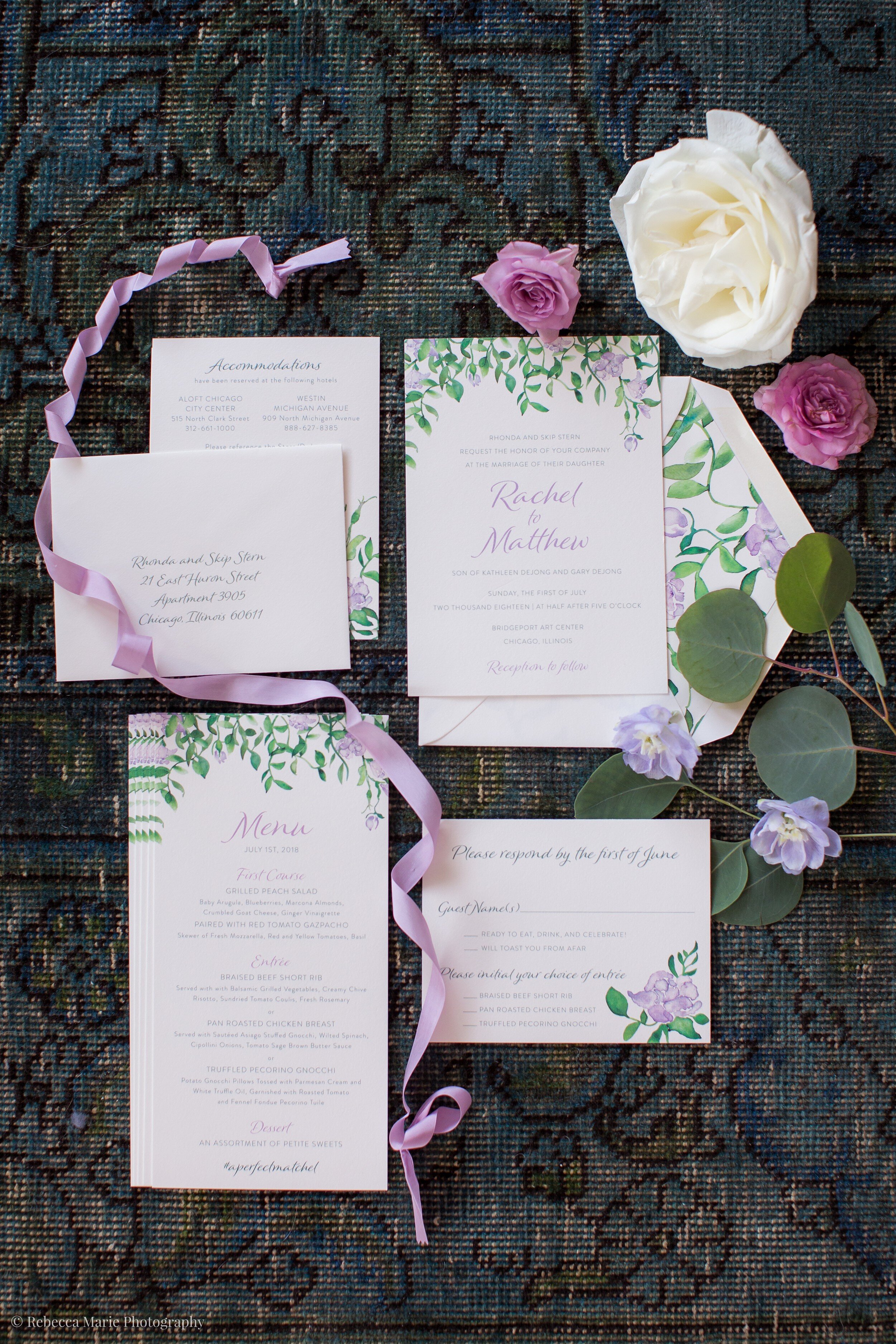 Wedding stationery Five Grain Events