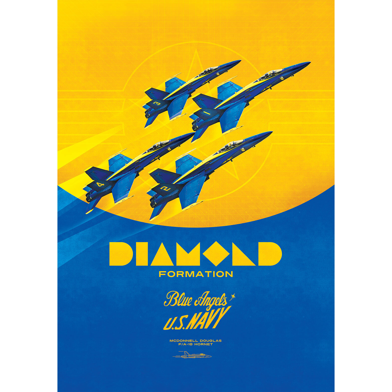 Diamond Formation Poster — Deviator Posters