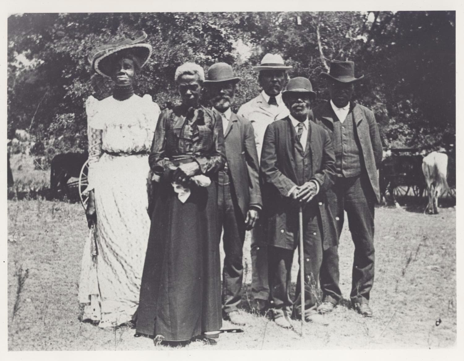 An early celebration of Emancipation Day (Juneteenth) in 1900.