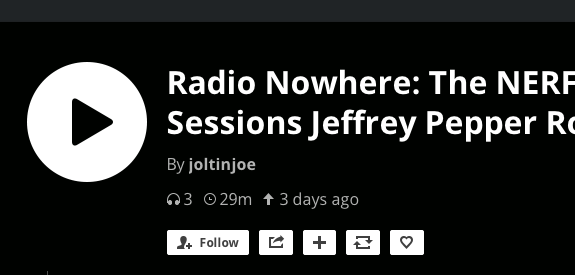 Radio Nowhere interview